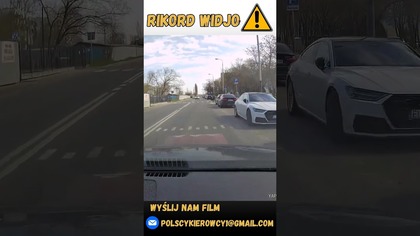 Burak! Nie ustępuję pieszemu na PDP #shorts #polscykierowcy #rikordwidjo #dashcam #carcrash #cars