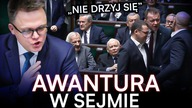 ROZRÓBA W SEJMIE.  POSEŁ RUSZYŁ NA KACZYŃSKIEGO.  PREZES OTOCZONY