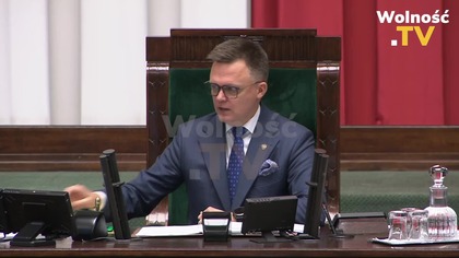 BURZA NA POCZĄTKU OBRAD! KOSINIAK OŚMIESZYŁ HOŁOWNIĘ NA OCZACH CAŁEGO KRAJU!