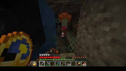 I barely survived #game #minecraft #Short #Shorts #Fight #Zombie #Cave #Zombies