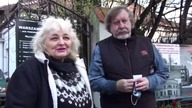 20. 11. 2020 WARSZAWA MOICH MARZEŃ - wystawa na płocie artystki malarki dr Bogny--Lewtak-Baczyńskiej