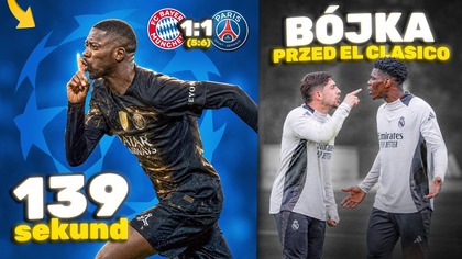 Dembele UCISZYŁ Monachium w 139 SEKUND PSG w finale Ligi Mistrzów! BÓJKA na treningu Realu Madryt!