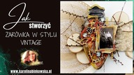 Żarówka w stylu vintage - #tutorial #krokpokroku #mixedmedia #diy #handmade #scrap #art #zróbtosam
