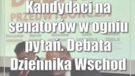 Kandydaci na senatorów w ogniu pytań.  Debata Dziennika Wschodniego i WSPA