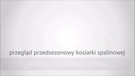 Przegląd kosiarki spalinowej 