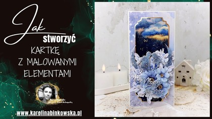 Zachwycająca kartka ślubna z elementami mixed media  wyjątkowy prezent handmade !