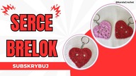 SZYDEŁKOWE SERCE - SAMOUCZEK JAK ZROBIĆ SERCE BRELOK #494
