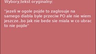 Kobiece wybory - tekst oryginalny
