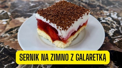 Ten sernik na zimno zawsze się udaje! Bez pieczenia i bez miksera!