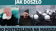 MEGA PILNE! Robił zdjęcia na MN.  Został postrzelony przez policję z 2 METRÓW! Niemal stracił OKO!