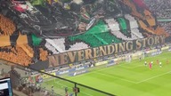 Imponująca oprawa na meczu Legia - Widzew w Warszawie.  #sport