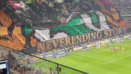 Imponująca oprawa na meczu Legia - Widzew w Warszawie.  #sport