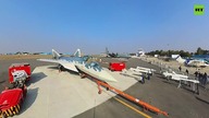 Rosyjski SU-57 na Targach AERO INDIA 2025