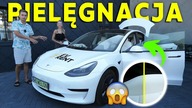Białe fotele w Tesli po 70. 000 km NIE SĄ JUŻ BIAŁE? Folia ochronna i czyszczenie siedzeń 