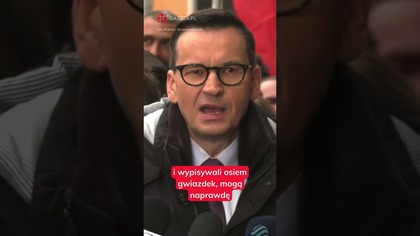 Morawiecki o ośmiu gwiazdkach: To jest skandal