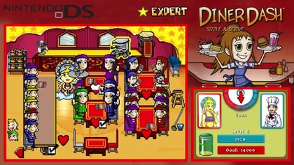 Diner Dash Sizzle and Serve - przewodnik po grze (Poziomy 5. 6-5. 10)