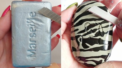 Soap Carving ASMR Relaxing Sounds no talking Satisfying ASMR Video