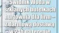 Świdnik: Woda w szklanych butelkach hurtownia dla firm  z darmową dostawą w 24h ...