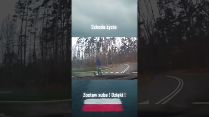 Za szybki na hulajnodze, za wolny na myślenie #polscykierowcy #hulajnoga #pirat #polscykierowcy
