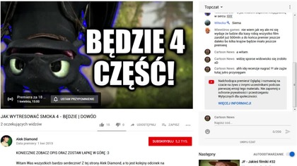 Dowód na powstanie JAK WYTRESOWAĆ SMOKA 4 ?? - JWS [Teorie] #2 - Alex Dimond