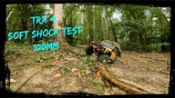 RC Car TRX 4 Soft Shock Test ( 100mm ) { 4K }  RC Scale Car 1/10 DE  Offroad Bash Trx4