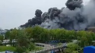 Płonie taśmociąg w kopalni Bełchat&oacute;w.