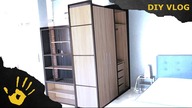 VLOG 2/2 Aktualizacja - Szafa w stylu industrialnym i remont mieszkania w stylu loft