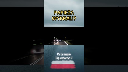 TIR zadymił całą drogę biały dym? Papieża wybrali?  #tir #dym #droga #heheszki