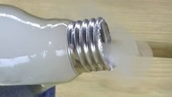 Dry Ice on Light Bulb
