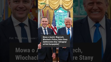 Trump chce oddzielić Polskę od UE #shorts