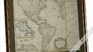 Mapa Ameryki Północnej i Południowej  - de Vaugondy (c.1723-1786)