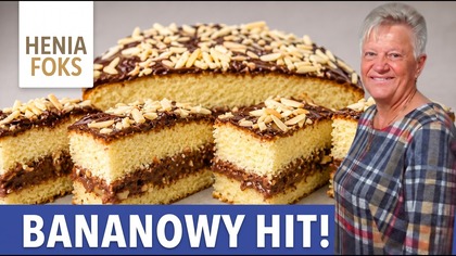 Bananowy Raj  puszyste ciasto bananowe z kremem budyniowym! Wyjątkowy deser, idealny do kawy!