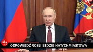 PUTIN grozi w orędziu i straszy konsekwencjami