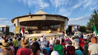 Medjugorje 02-08-2022 dzień drugi Festiwalu Młodych - rozpoczęcie mszy świętej - Mladifest