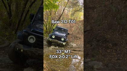 Baw 212 T01 na 33 MT i Lifcie 2 Fox #offroad #baw212 #mudterrain