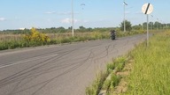 Kawasaki ER6n rolling burnout #rollingburnout #kawasakier6n