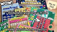 Zdrapki Lotto #577 Mix za 70zł AS i Krzyżówka nie zawodzą Zdrapki od Wandy