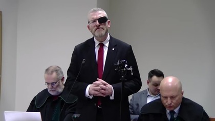 II Rozprawa Grzegorza Brauna w Sądzie Okręgowym Warszawa Praga-Południe (23.02.2026)