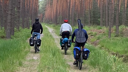 Uciekliśmy do lasu z rowerami  Zalew w Wilczej Woli i San | Podkarpacie