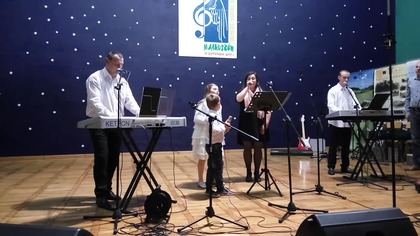 Zespół rodzinny Nadzieja z Markuszowa na XXVIII Festiwalu Piosenki Religijnej w Markuszowie
