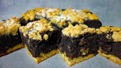 Makowiec na kruchym cieście z kruszonką na Święta i Wigilię