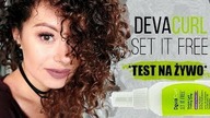 TEST NA ŻYWO  DevaCurl Set It Free  SPRAY DO REANIMACJI WŁOSÓW | Curly Madeleine
