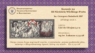 Kazanie na III Niedzielę Wielkiego Postu   ks  Grzegorz Śniadoch IBP   Kościół Katolicki