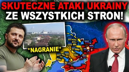ZMASOWANY ATAK UKRAINY - Rosjanie tracą zdobyte tereny (WOJNA ROSJA UKRAINA)