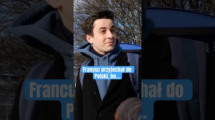 FRANCUZ PRZYJECHAŁ DO POLSKI, BO W JEGO KRAJU JEST... NIEBEZPIECZNIE
