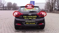 Hyundai i20 działanie świateł - egzamin na prawo jazdy kat. B Warszawa.