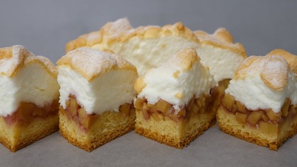 Ciasto z rabarbarem i bezą  zawsze się udaje!