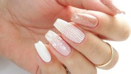 Glam Winter nails / snowflakes tutorial step by step / Eveline Cosmetics