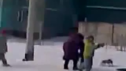 Babcia z wnuczkiem