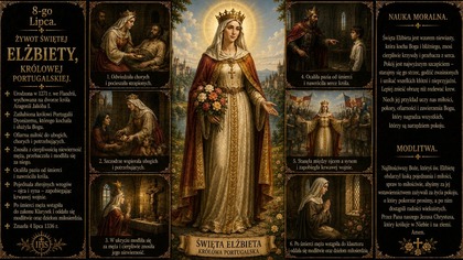 Zatrzymała wojnę między ojcem i synem - św.  Elżbieta Portugalska (8 lipca)